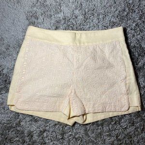 J.Crew Factory Eyelet And Basket Weave Shorts Size 2